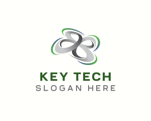 Drone Tech Quadcopter logo design