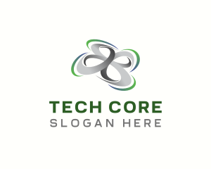 Drone Tech Quadcopter logo design