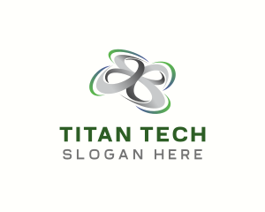 Drone Tech Quadcopter logo design