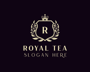 Royal Shield Crown logo design