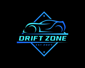 Drifting - Car Sedan Detailing logo design