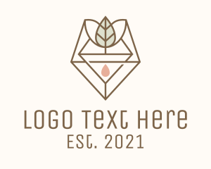 Extract - Leaf Herb Essence Oil logo design