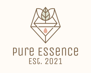 Essence - Leaf Herb Essence Oil logo design