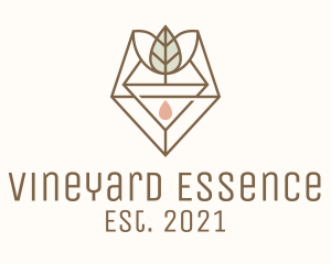 Leaf Herb Essence Oil logo design