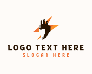 Electric Plug Electrician logo design