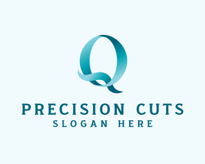 Ribbon Media Letter Q  logo design