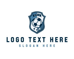 Football - Soccer Team Shield logo design