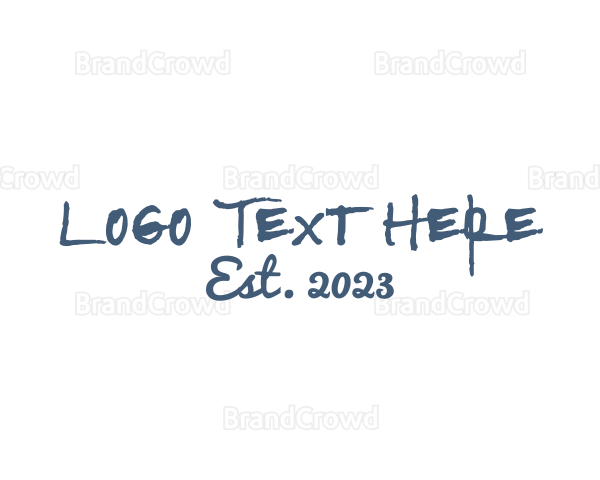 Rustic Handwritten Business Logo