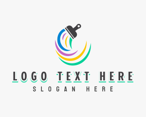 Tools - Paint Brush Renovation logo design