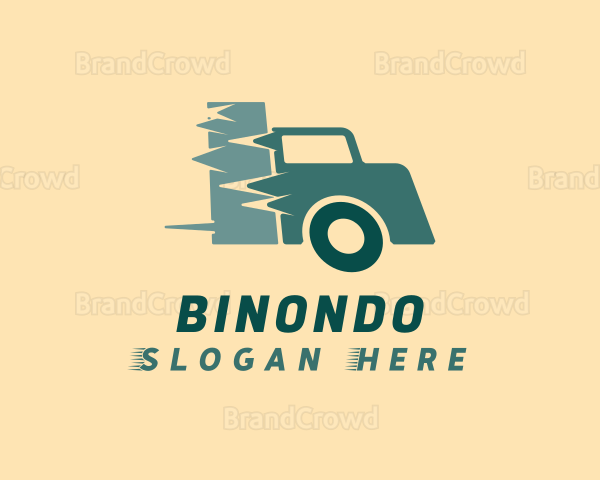 Delivery Truck Logistics Logo