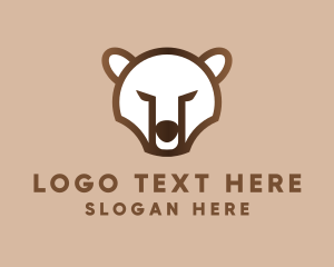 Arctic Animal - Polar Bear Beast logo design