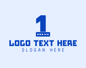 Server - Number 1 Server logo design