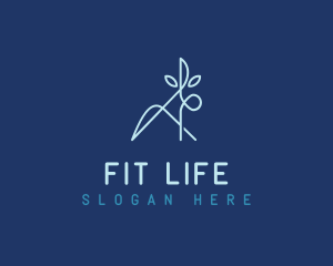 Yoga Meditation Fitness logo design