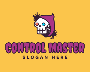 Controller - Skull Gamer Controller logo design