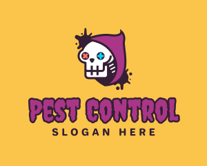 Skull Gamer Controller logo design
