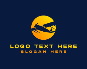 Pilot - Airplane Travel Tour logo design