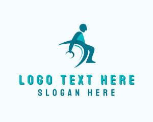 Disability - Disability Physiotherapy Care logo design