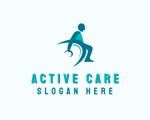 Physiotherapy - Disability Physiotherapy Care logo design