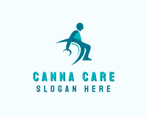 Disability Physiotherapy Care logo design