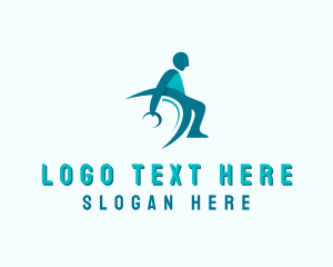 Hospice - Disability Physiotherapy Care logo design