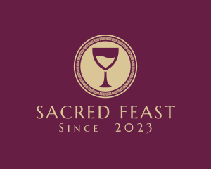 Premium Greek Wine logo design