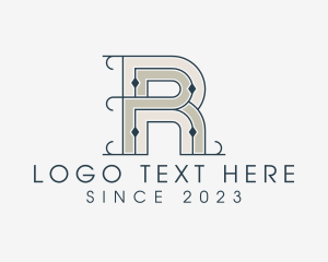 Retro - Luxury Diamond Jewelry logo design