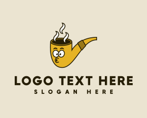 Nicotine - Cute Tobacco Mascot logo design