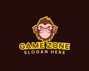 Monkey Primate Streaming logo design