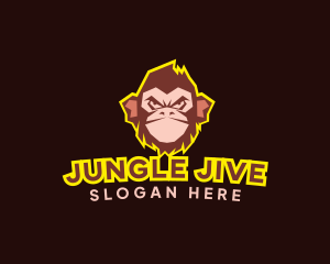 Monkey - Monkey Primate Streaming logo design