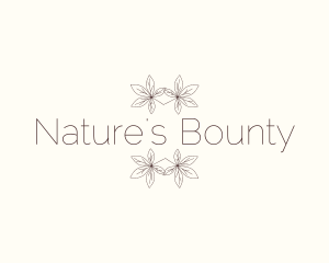 Nature Wellness Leaves logo design