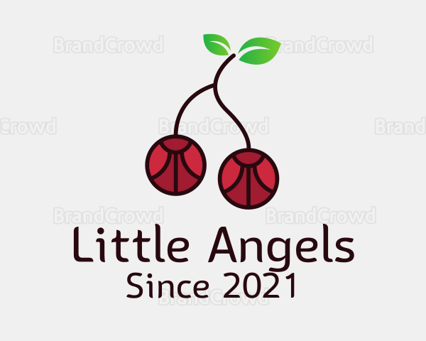 Cherry Fruit Gem Logo