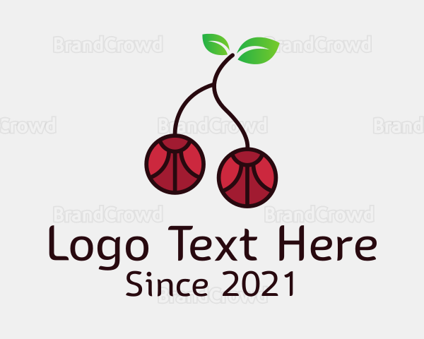 Cherry Fruit Gem Logo