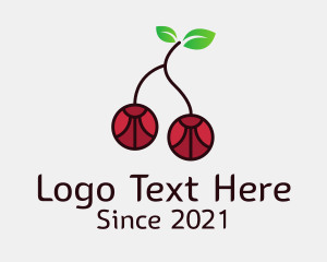 Grocer - Cherry Fruit Gem logo design