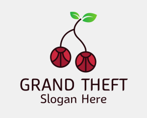 Cherry Fruit Gem Logo