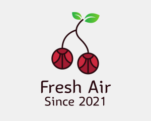 Cherry Fruit Gem logo design