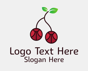 Cherry Fruit Gem Logo