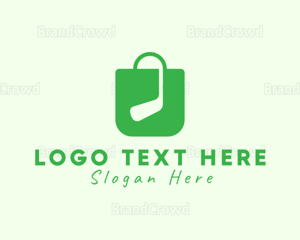 Golf Shopping Bag Logo