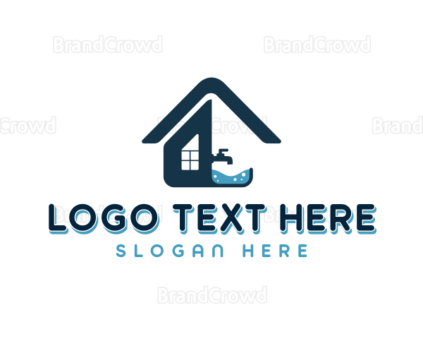 Faucet Repair Plumbing Logo