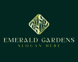 Plant Leaf Landscaping logo design