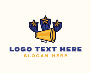 Cheer - Megaphone Cheerleading Competition logo design