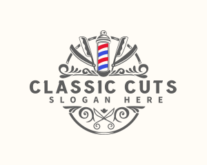 Grooming Barber Salon logo design