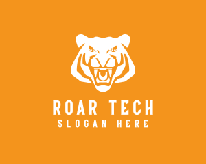 Roaring Wild Tiger logo design