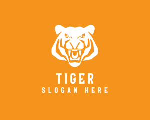 Roaring Wild Tiger logo design
