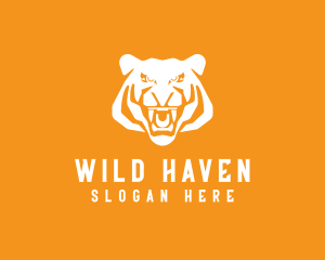 Roaring Wild Tiger logo design