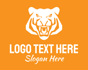 Tiger - Roaring Tiger Mascot logo design