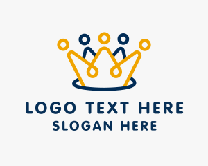 Social - Crown Community People logo design