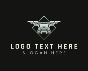 Logistics - Truck Wings Logistics logo design