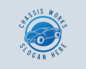 Chassis - Automotive Transportation Mechanic logo design