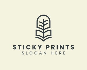 Book Tree Printing logo design