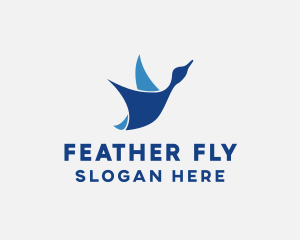 Flying Bird Origami  logo design